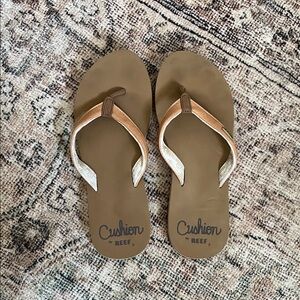 Reef Women's Brown and Tan Sandals